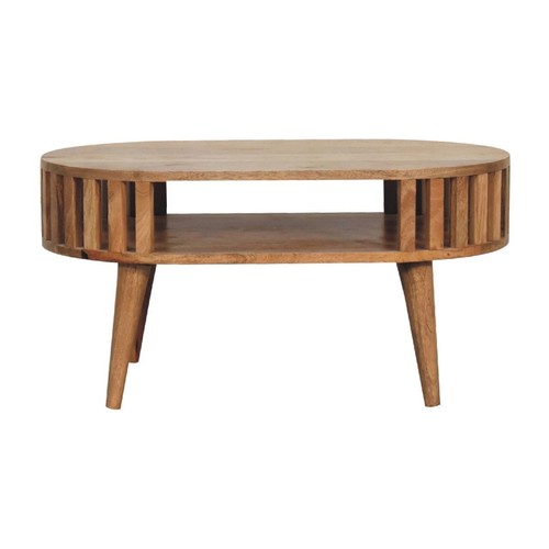 Contemporary solid wood coffee - solid,