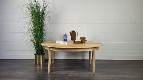 Ercol coffee table - oval, 1990s