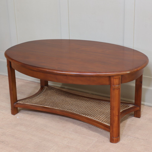 Oval coffee table solid - table,