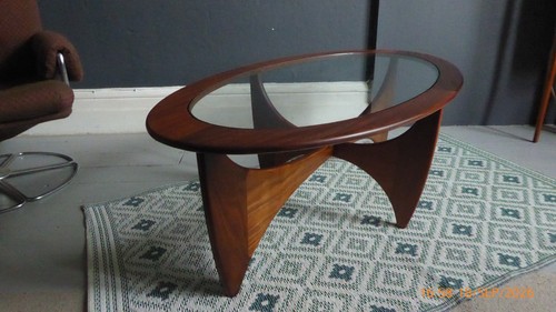 Plan coffee table oval - g, glass
