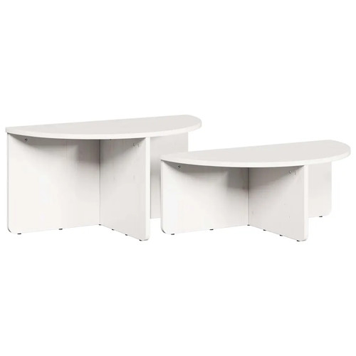 Coffee table pcs solid pine - coffee,