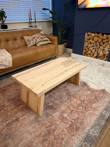Contemporary solid wood coffee - contemporary,